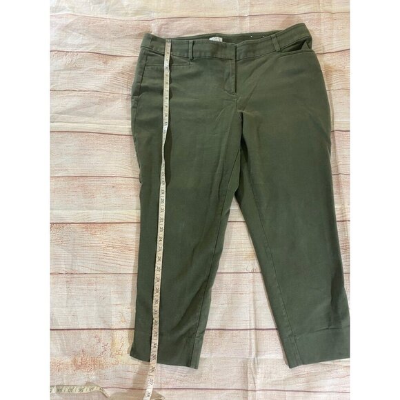 Loft Plus Women's Olive Green Marissa The Riviera Pant - 16 - Picture 2 of 14